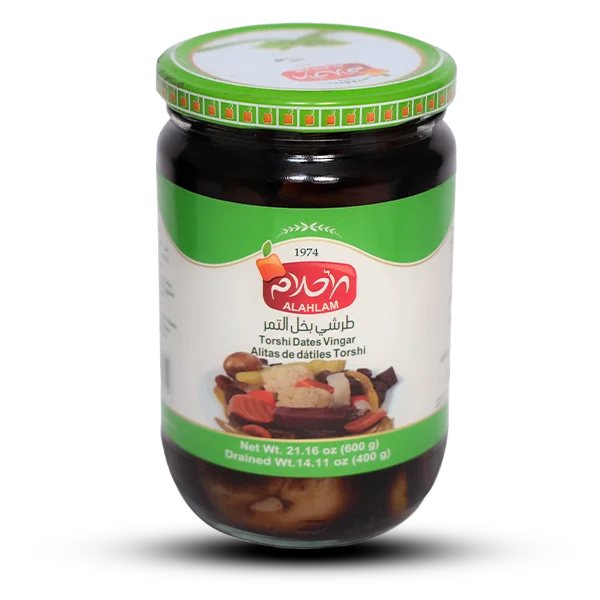 Torshi (pickled vegetables) with date vinegar, 600g glass