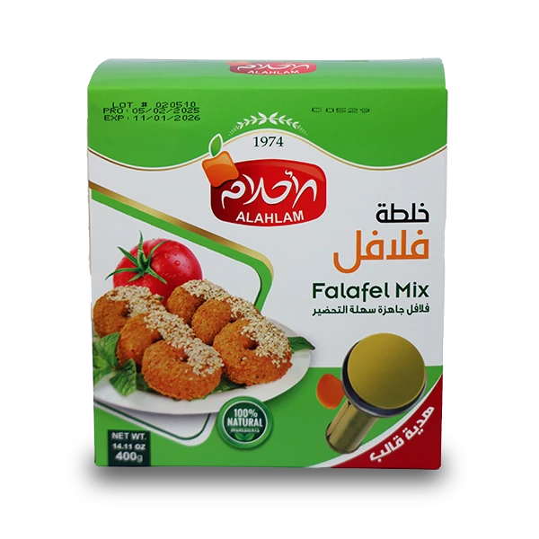 01-خلطة فلافل 400غ كرتون