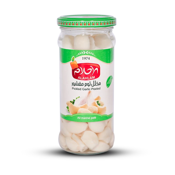 مخلل ثوم مقشور 190غ زجاج