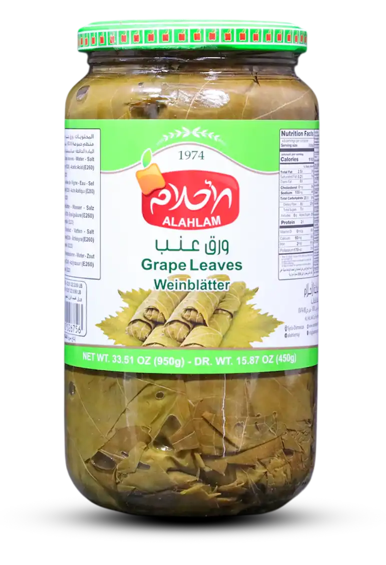 ورق عنب 450غ مطربان زجاج