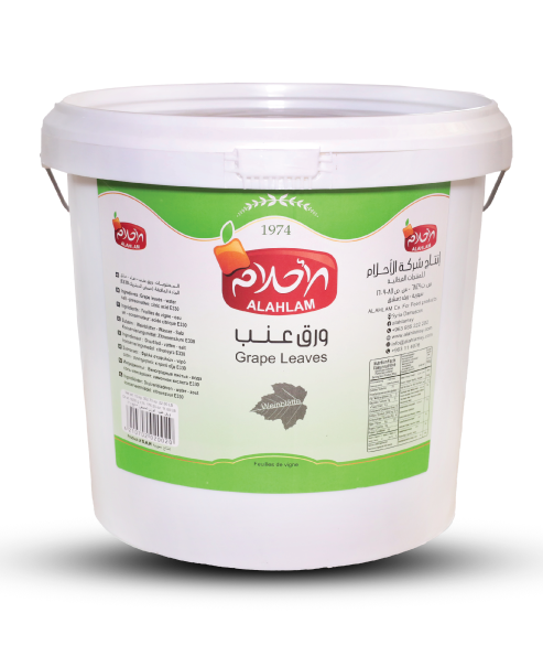 ورق عنب 5000غ سطل بلاستيك