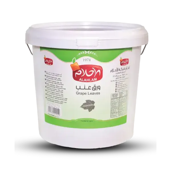 ورق عنب 5000غ سطل بلاستيك