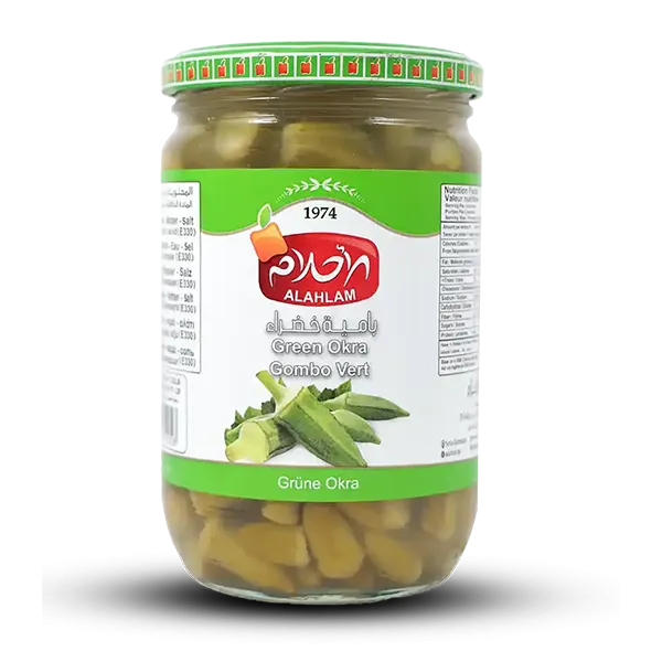 بامية خضراء 350غ زجاج