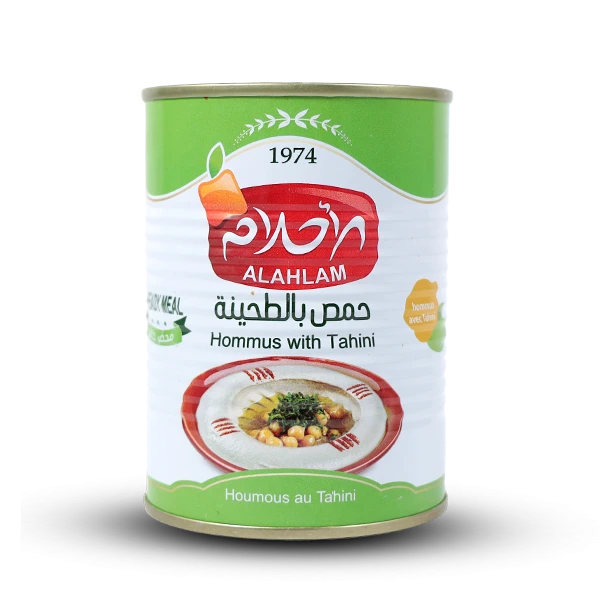 Hummus with tahini, 400g metal can