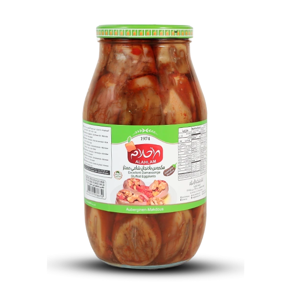 مكدوس باذنجان شامي ممتاز 2700غ زجاج