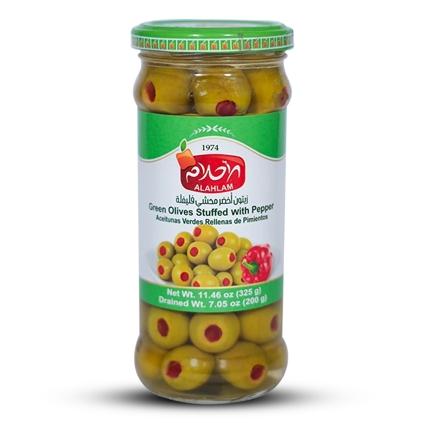 زيتون أخضر محشي فليفلة 200غ