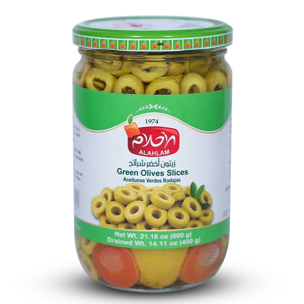 Sliced ​​green olives 400g