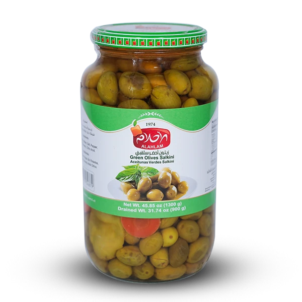 زيتون أخضر سلقيني 900غ