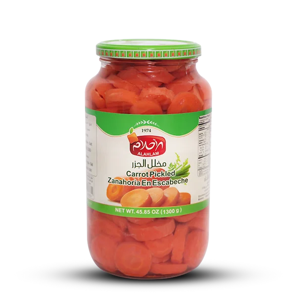 Pickled carrots 900g glass jar