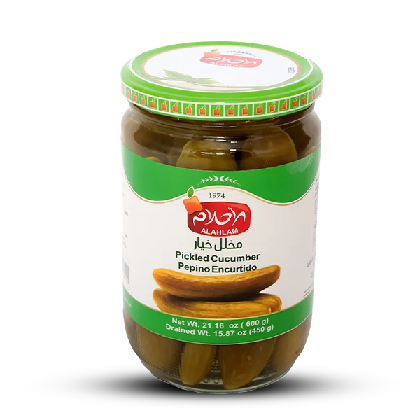 مخلل خيار 450غ زجاج