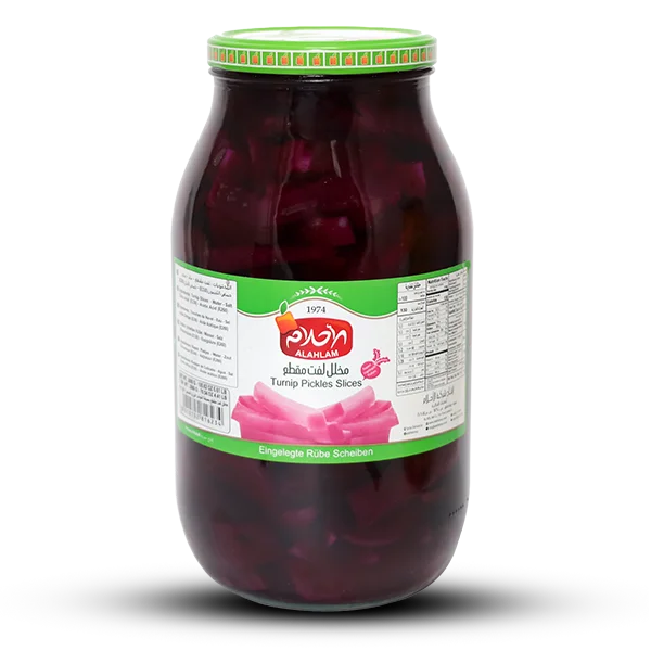 Pickled turnips 2000g glass