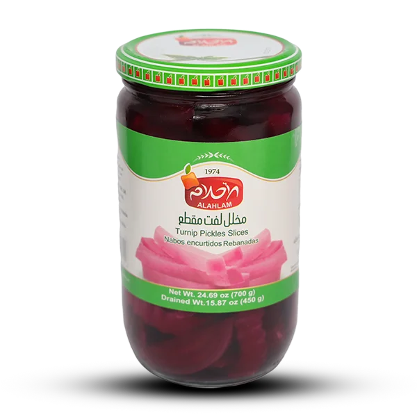 Pickled sliced ​​turnips 450g glass