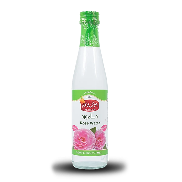 Rose water 250ml glass