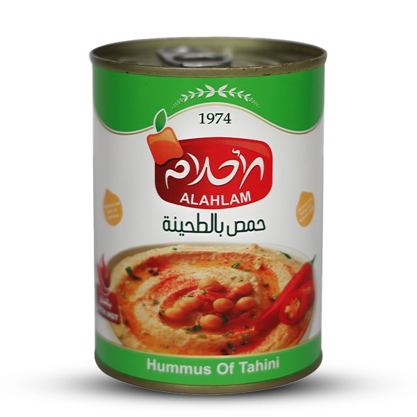 حمص بالطحينة حار 400غ