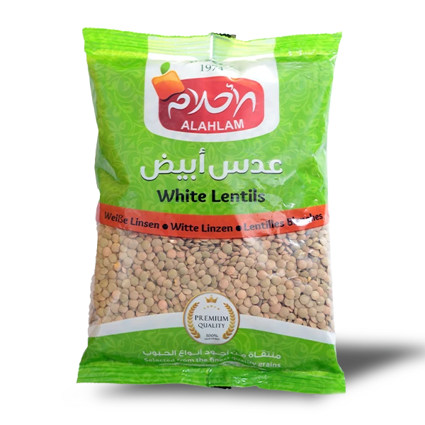 عدس أبيض 1كغ