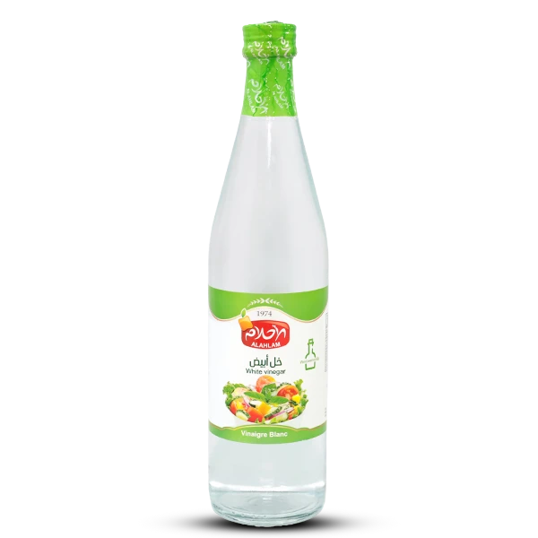 خل أبيض 500 مل مدورة