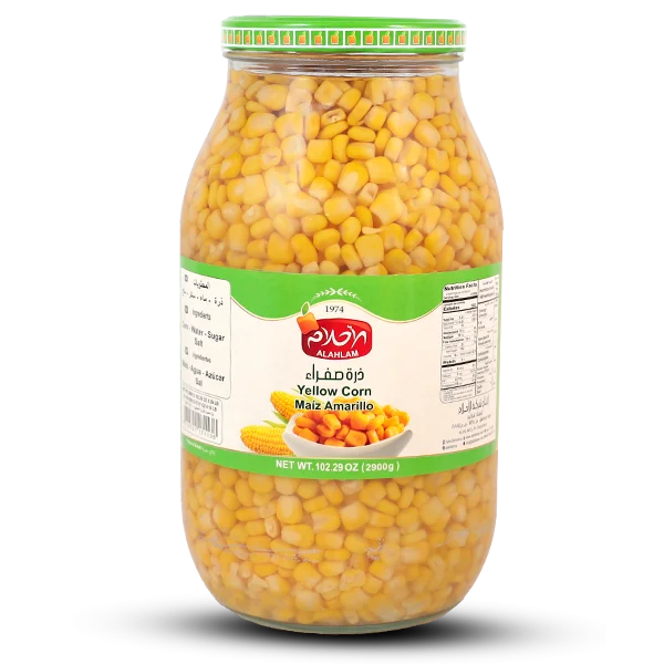 ذرة صفراء 1900غ زجاج